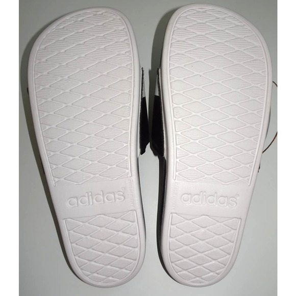 Adidas Unisex-Adult Adilette Slide Sandal 7M/8W Black/White/White - Picture 5 of 6